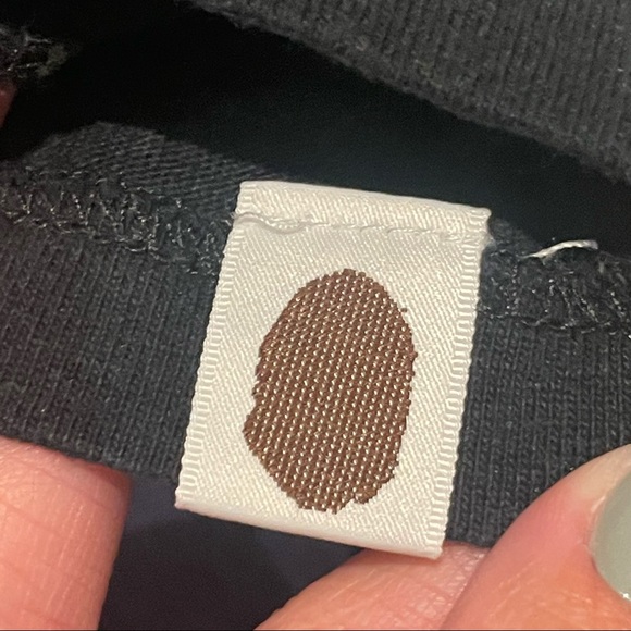 BAPE Camo Big Head T-Shirt Size XS Black/Purple - Picture 6 of 10